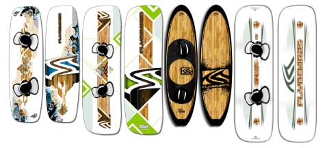 flyboards 2011 kitesurf board range